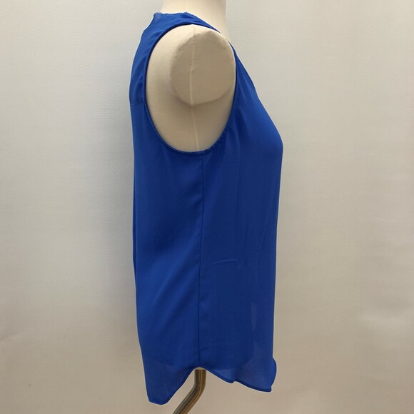 Violet + Claire Women's Top Small Blue V-Neck Sleeveless - Picture 5 of 8